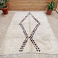 Marokkolainen vintage Beni Ouarain matto 265x190cm