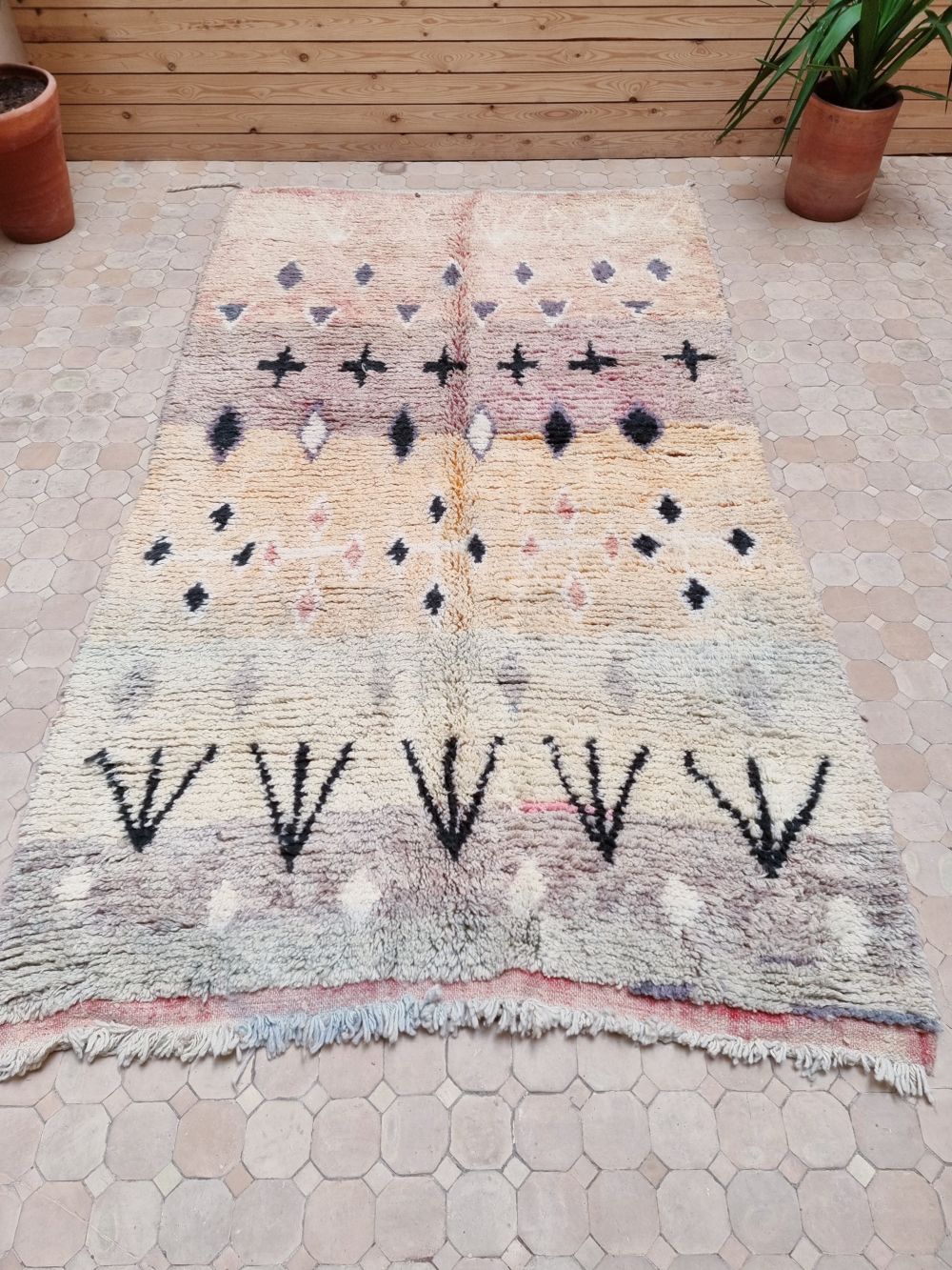 Marokkolainen Boujaad matto 265x150cm