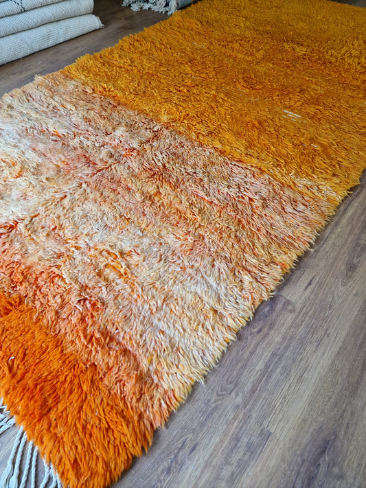 Moroccan vintage rug Saffron 290x145cm