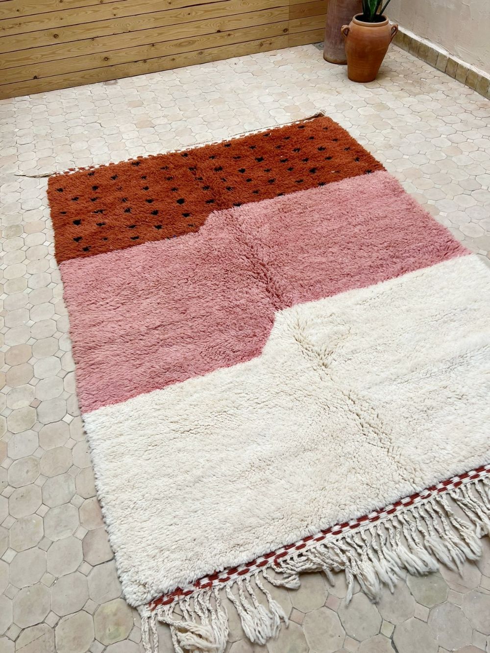 Marokkolainen Marshmallow matto 220x160cm